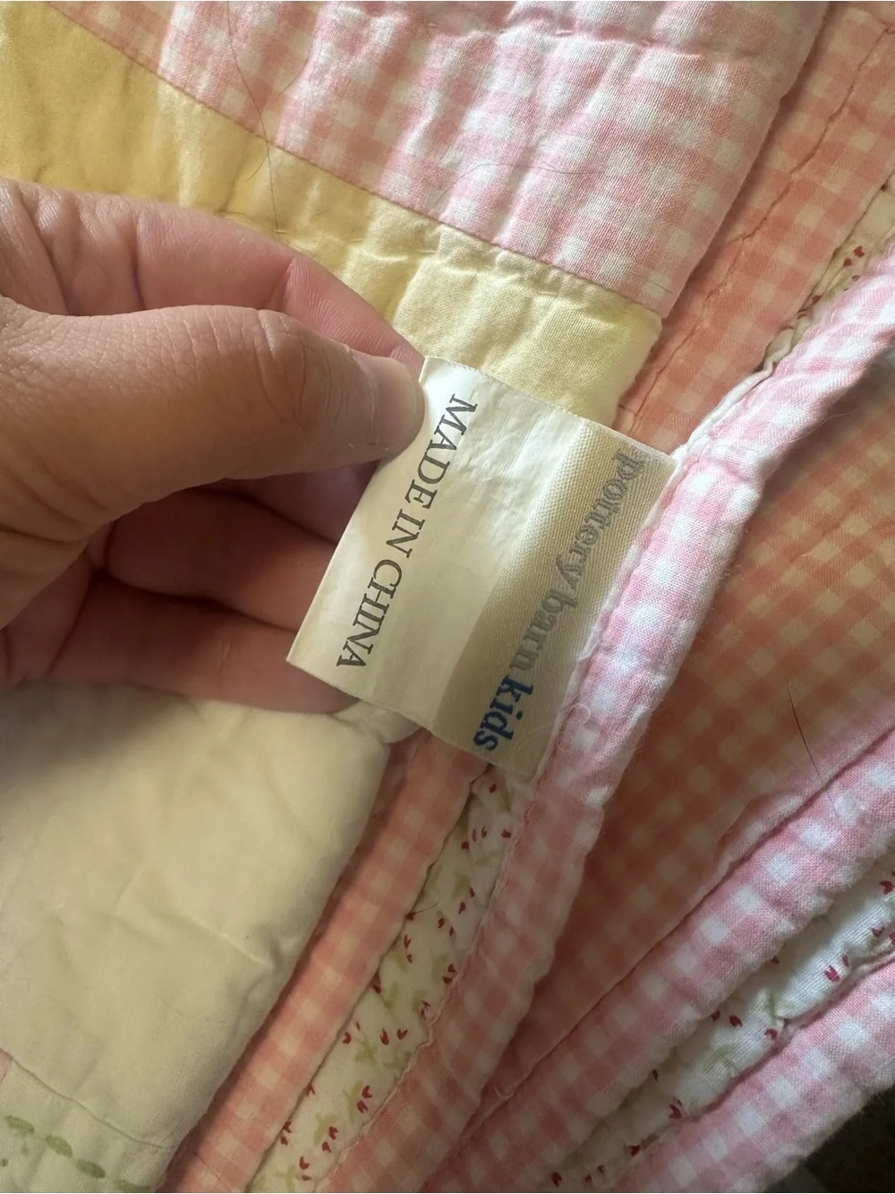 Pottery Barn Kids 100% Cotton Patchwork Twin Quilt